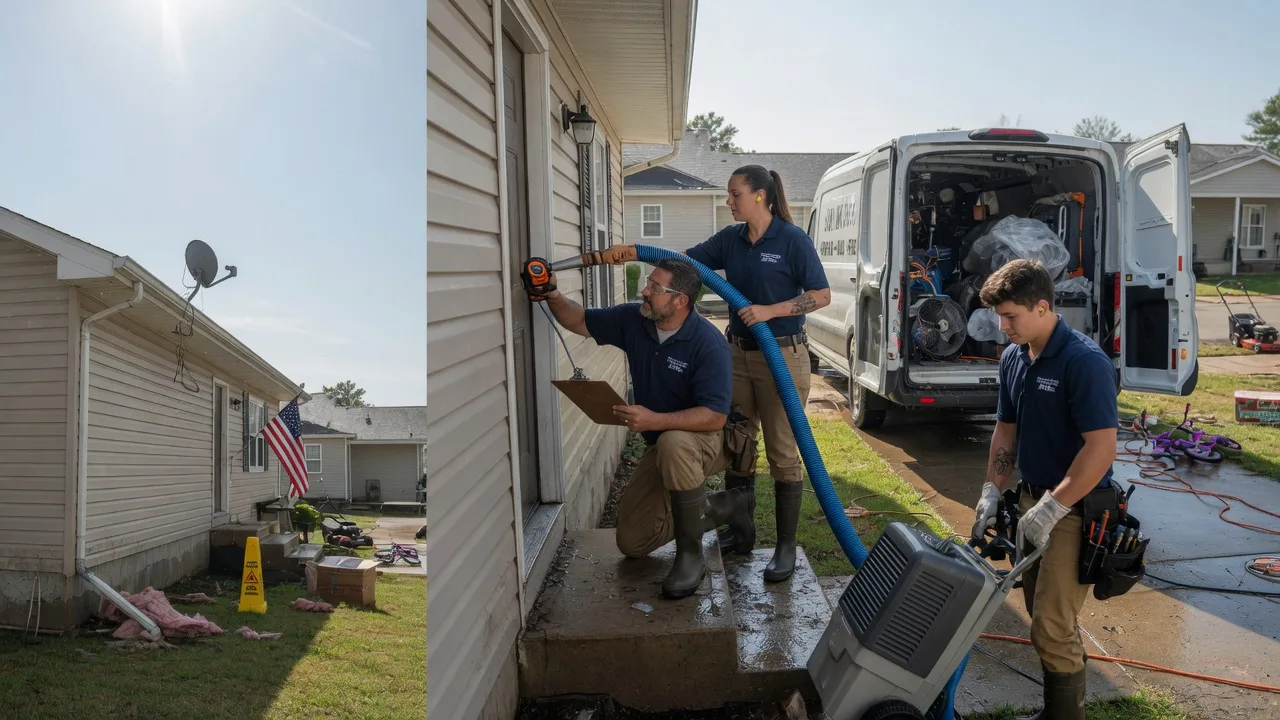 Ceiling Water Damage Restoration in Cleveland, WI near me